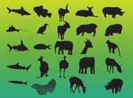 Animals Variety Silhouettes Pack