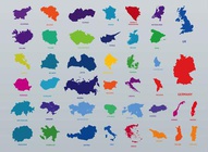 European Countries Vectors