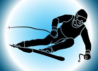 Skier Silhouette