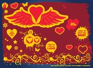 Love Wings Hearts