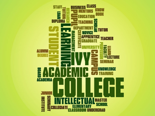 College Text Collage