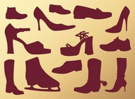 Vector Shoes Silhouettes