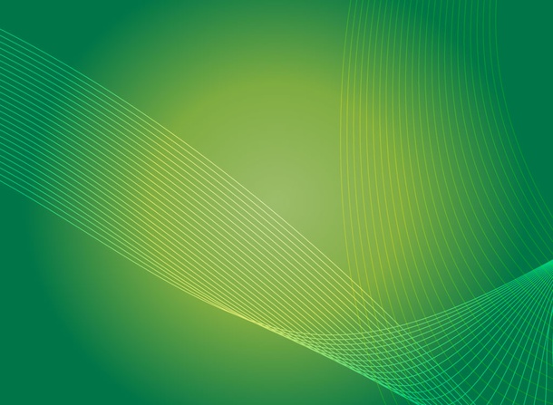 Abstract Green Waves
