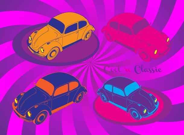 VW Beetle Vectors