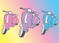 Colorful Vespa Design