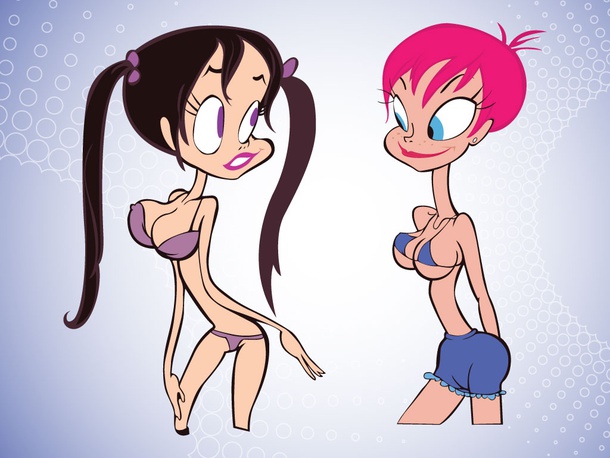 Cartoon Bikini Babes