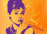 Audrey Hepburn Vector Trace