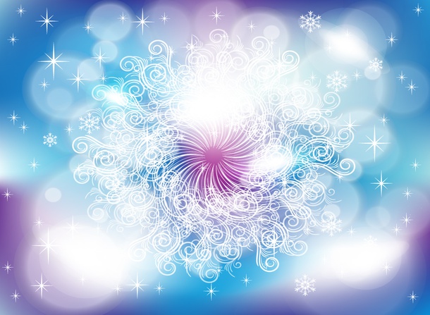 Winter Swirls Vector