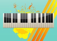 Grunge Keyboard Vector