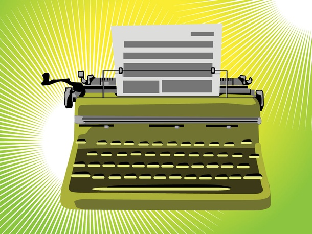 Typewriter Illustration
