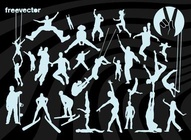 Acrobat Silhouettes