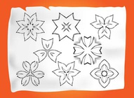 Floral Drawings Vectors