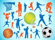 Sport Silhouettes Vectors