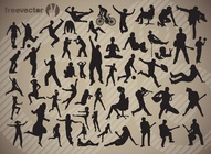 Active Silhouettes Vectors