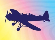 Vintage Plane Silhouette