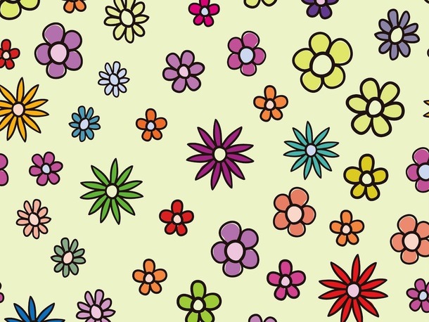 Colorful Flowers Pattern