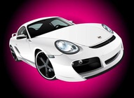 White Porsche