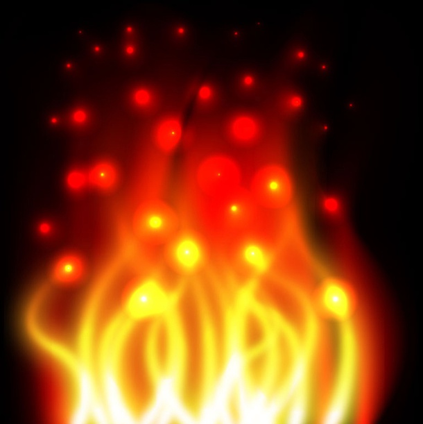 Fire Vector Mesh