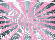 Abstract Flowers Vector Background