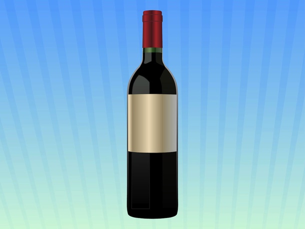 Wine Bottle Template