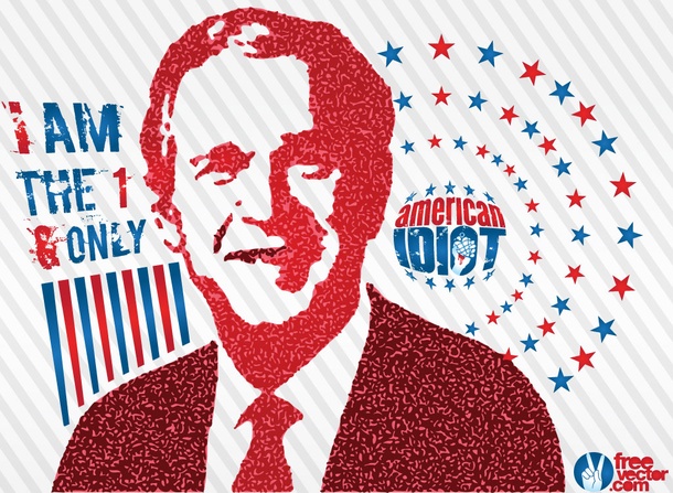 George Bush American Idiot