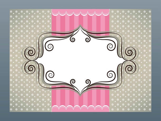 Girly Card Template