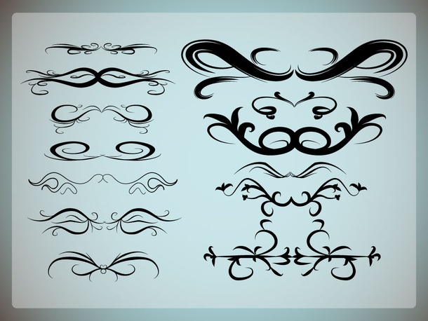 Scroll Tribal Vectors