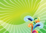 Abstract Spiral Vector