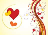Hearts Graphics Background