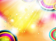 Rainbow Circles Vector