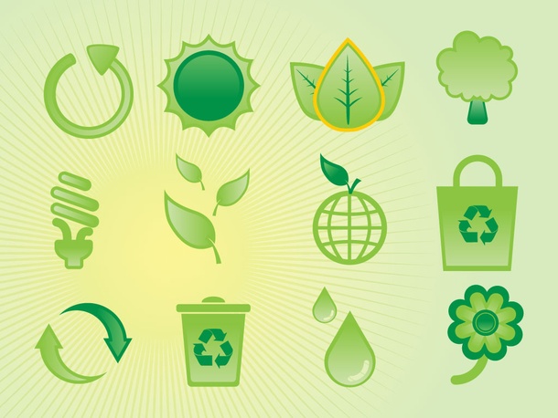 Glossy Ecology Icons