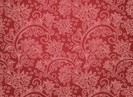 Red Flower Motif Pattern