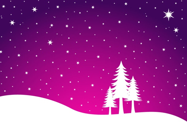 Snow Winter Landscape Vector