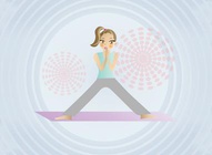 Free Yoga Girl Vector