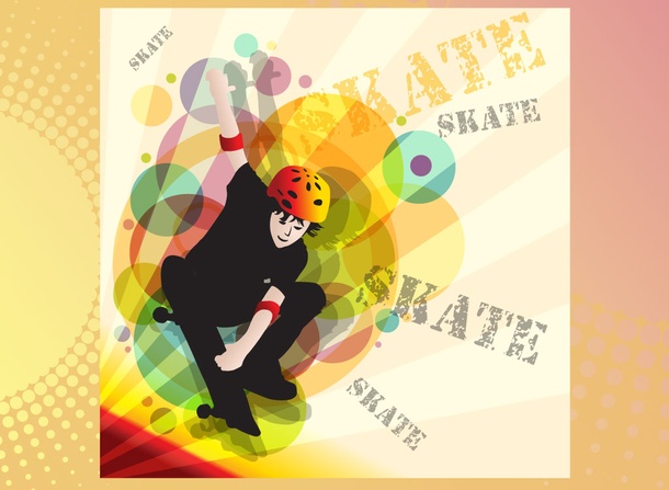 Skate Boarder Graphic