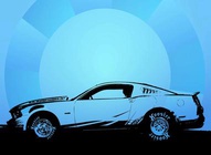 Sports Car Vector Trace