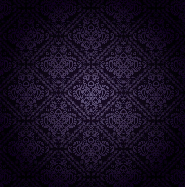 Purple Decorative Vector Pattern