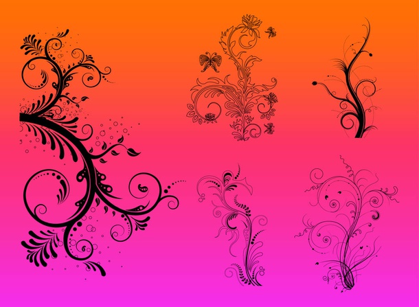 Flowers Vector Graphics