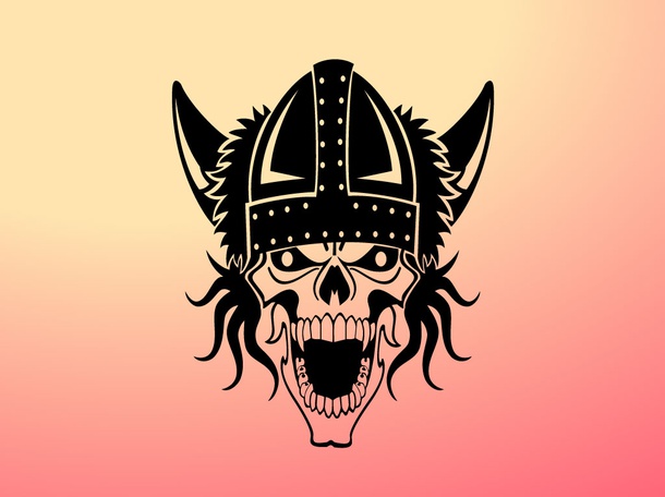 Viking Skull Graphic