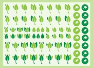 Green Leaves Icons