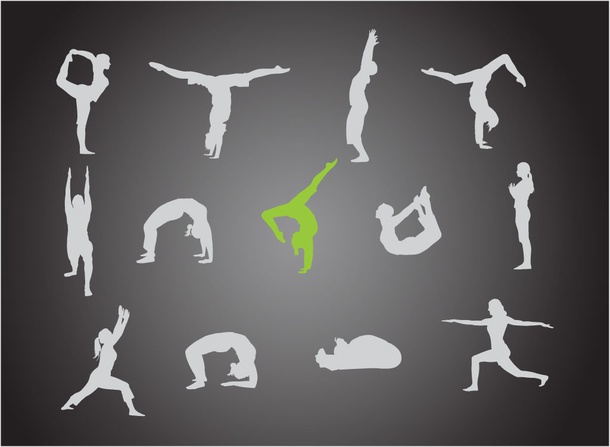 Yoga Silhouettes