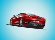 Ferrari Rear View