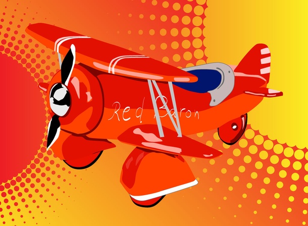 Cartoon Plane Vector