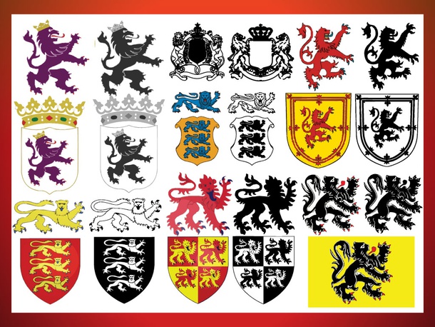 Heraldic Lions