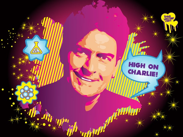 Charlie Sheen Vector