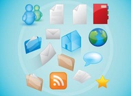 Glossy Web Icons