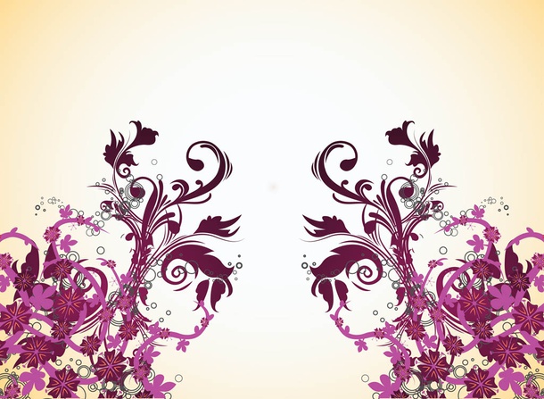 Floral Decorations Vector