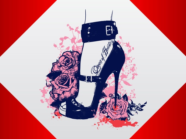 High Heel Shoes Vector