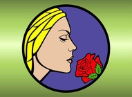 Girl With Rose