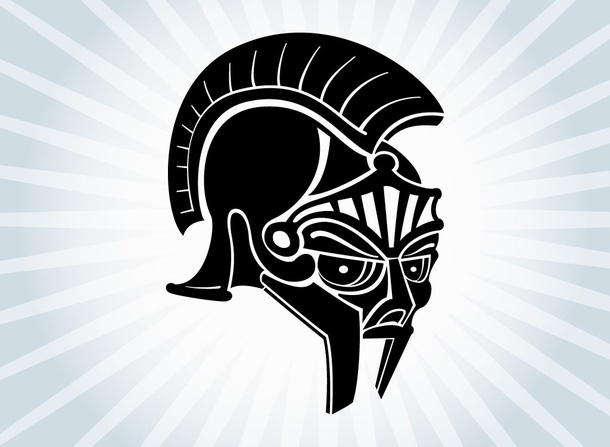 Roman Helmet Vector